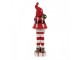 Christmas Decoration Figurine Santa Claus 23 Cm Red White Ceramic - 7.0 cm Clayre & Eef