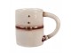 Keramický hrnek s mističkou jelen Deer - 12*12*18 cm / 250 ml / 250 ml Clayre & Eef