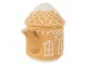 Tea For One Gingerbread House 550 Ml / 450 Ml Brown Ceramic - 19*12*23 cm / 550 ml / 450 ml Clayre & Eef
