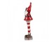 Christmas Decoration Figurine Santa Claus 30 Cm Red White Ceramic - 9.0 cm Clayre & Eef