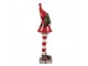 Christmas Decoration Figurine Santa Claus 30 Cm Red White Ceramic - 9.0 cm Clayre & Eef