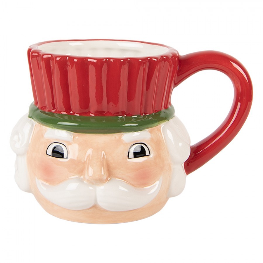Keramický hrnek Louskáček Nutcracker - 14*11*10 cm / 350 ml