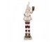 Béžová keramická dekorace Santa Claus ChrisMs - 9*8*30 cm Clayre & Eef