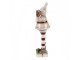 Béžová keramická dekorace Santa Claus ChrisMs - 8*7*23 cm Clayre & Eef