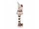 Béžová keramická dekorace Santa Claus ChrisMs - 8*7*23 cm Clayre & Eef