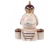 Béžová keramická dekorace Louskáček Nutcracker - 17*12*23 cm Clayre & Eef