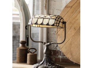 Stolní lampa Tiffany Tricia - 26*21*37 cm E27 / Max 60W