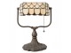 Stolní lampa Tiffany Tricia - 26*21*37 cm E27 / Max 60W Clayre & Eef