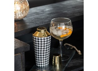 Sklenička se zlatým nápisem Gin Tonic - Ø12*22cm/880ml