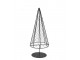 Černý antik kovový drátěný vánoční stromek Tree - Ø 14*34 cm daan kromhout