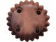 Rezavý antik kovový svícen na 4 úzké svíčky Coppi - Ø 22*4cm Ostatní