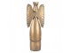 Zlatá antik kovová dekorace anděl Christmas Angel - 17*10*46 cm Clayre & Eef