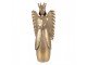 Zlatá antik kovová dekorace anděl Christmas Angel - 17*10*39 cm Clayre & Eef