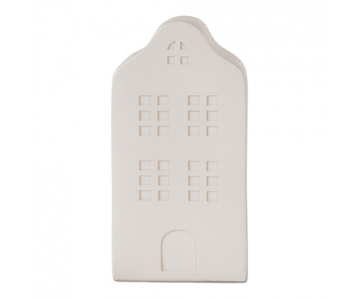 Kids Night Light House LED 8x9x17 Cm White Plastic - LED 10*9*18 cm Clayre & Eef