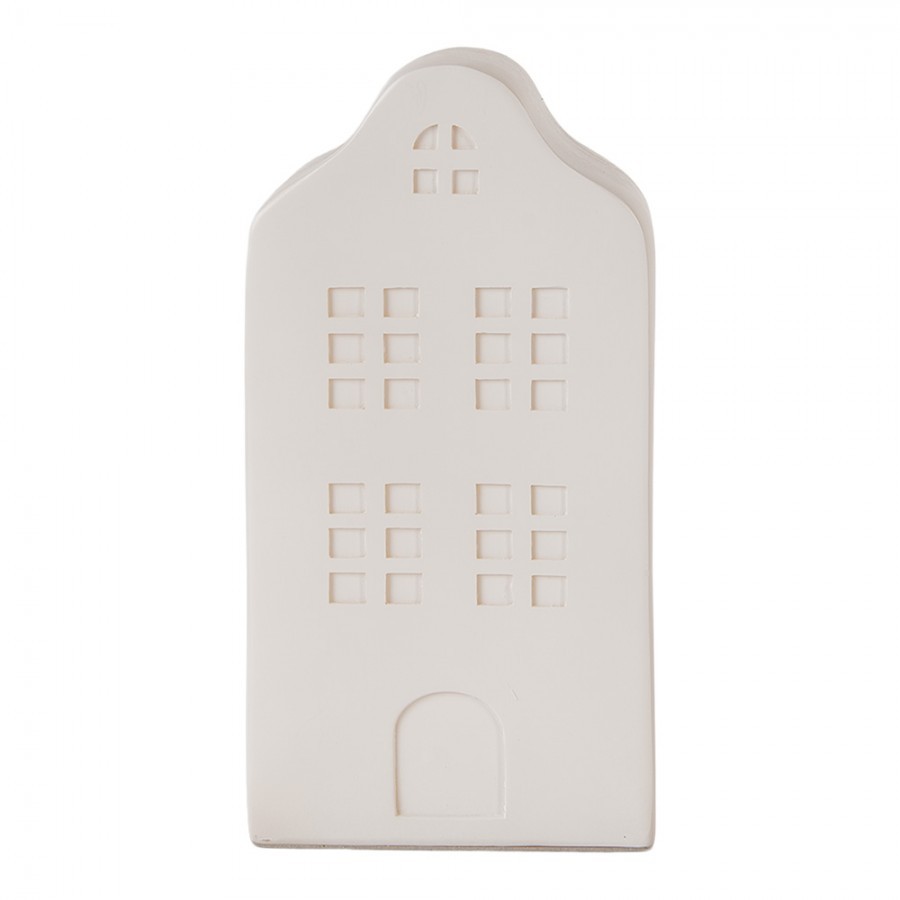 Kids Night Light House LED 8x9x17 Cm White Plastic - LED 10*9*18 cm