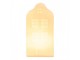 Kids Night Light House LED 8x9x17 Cm White Plastic - LED 10*9*18 cm Clayre & Eef