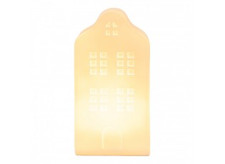 Kids Night Light House LED 8x9x17 Cm White Plastic - LED 10*9*18 cm