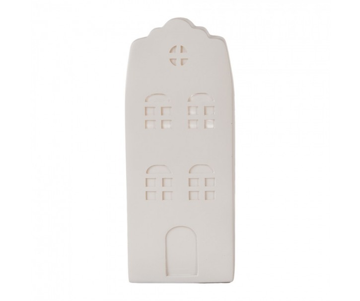 Kids Night Light House LED 9x9x21 Cm White Plastic - LED 9*9*21 cm Clayre & Eef