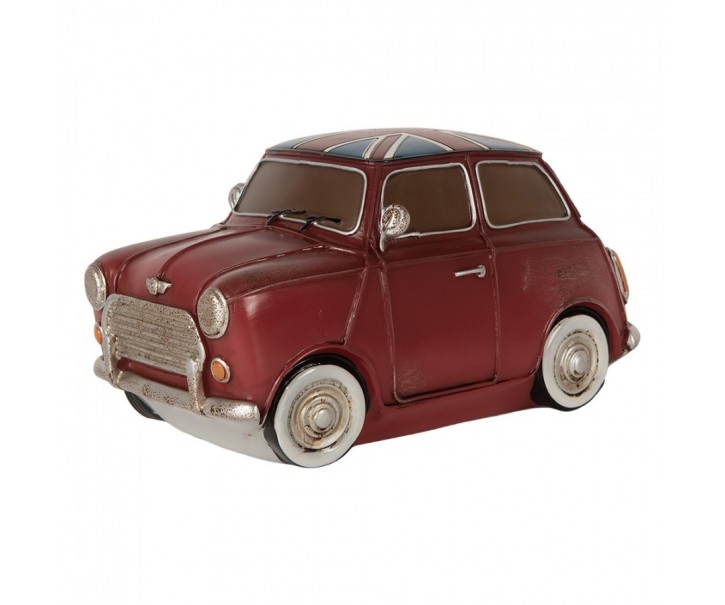 Dětská stolní LED lampička červené auto Fiat - 23*14*12 cm Clayre & Eef