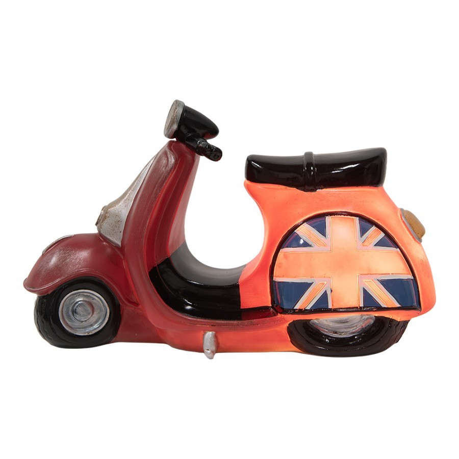 Dětská stolní LED lampička červený skútr Scooter - 27*10*16 cm