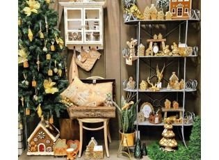 Keramický talířek perníkové srdce Gingerbread Cott - 17*17*3 cm