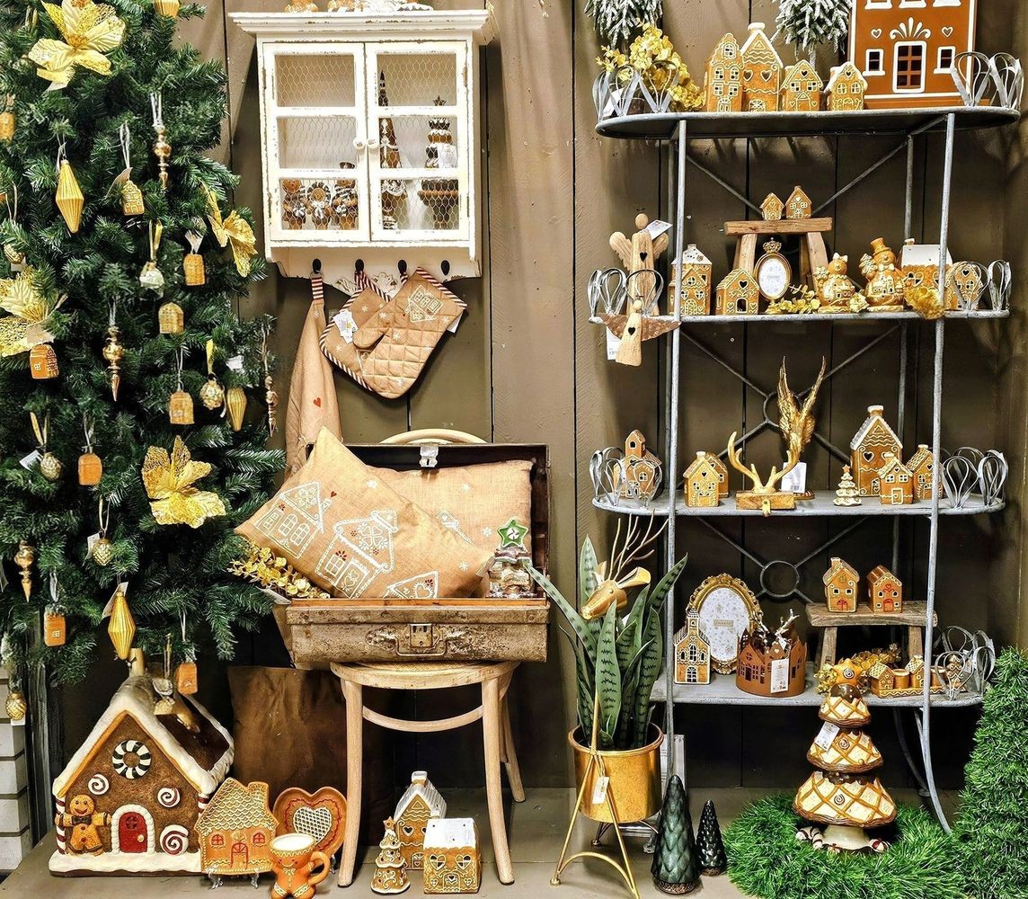 Keramický talířek perníkové srdce Gingerbread Cott - 17*17*3 cm