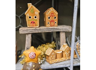 Perníková LED chaloupka Gingerbread Cott - 7*6*9 cm