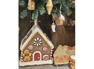 Keramický talířek perníková chaloupka Gingerbread Cott - 20*18*3 cm