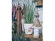 Béžovo-hnědá keramická dekorace houba Mushroom - Ø 12*22 cm Clayre & Eef