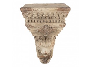 Béžový antik nástěnný podstavec v barokním stylu Baroque - 20*20*30 cm