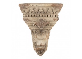 Béžový antik nástěnný podstavec v barokním stylu Baroque - 20*20*30 cm