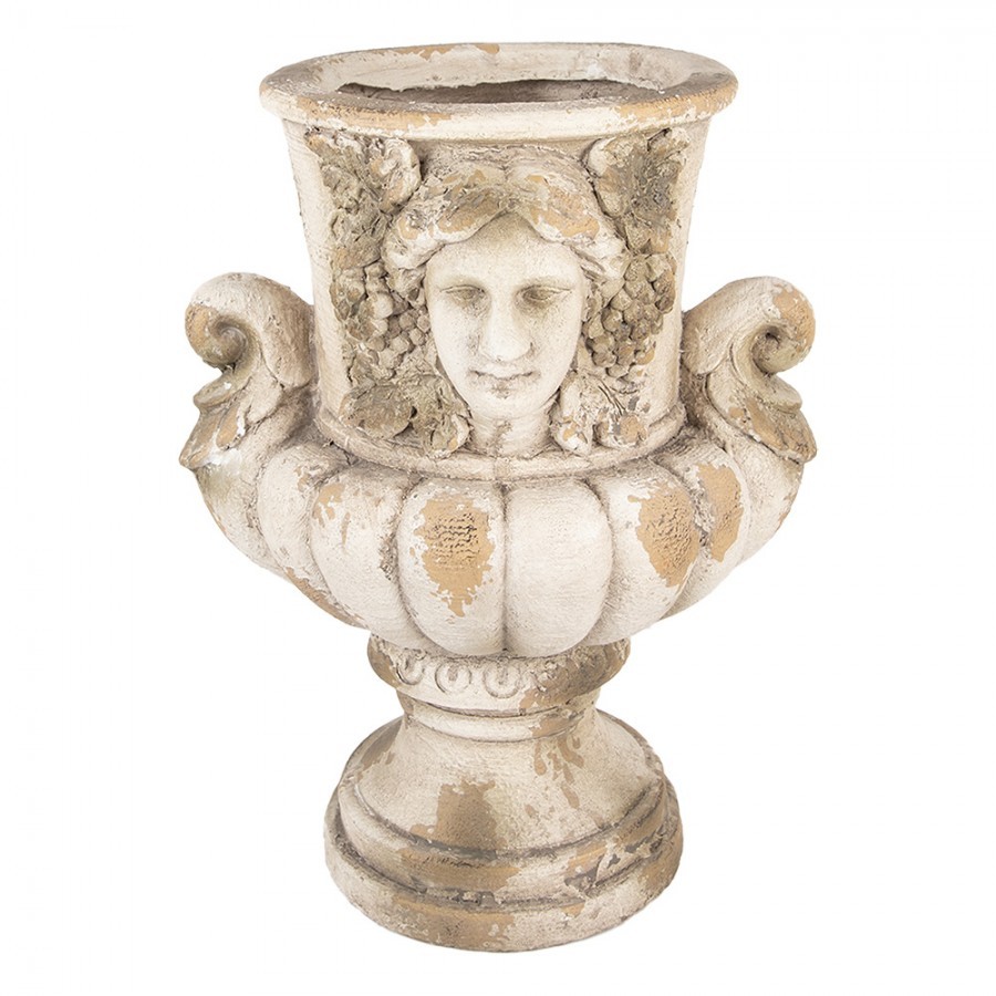 Béžový antik květináč v barokním stylu Baroque - 36*38*50 cm