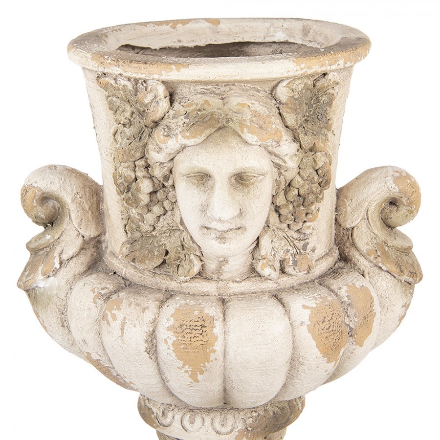 Béžový antik květináč v barokním stylu Baroque - 36*38*50 cm