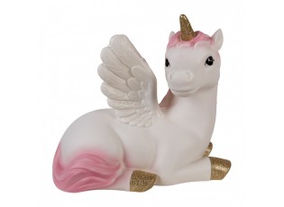 Dětská stolní LED lampička bílý jednorožec Unicorn - 41*25*40 cm