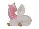Dětská stolní LED lampička bílý jednorožec Unicorn - 41*25*40 cm Clayre & Eef
