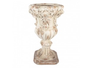 Béžový antik květináč v barokním stylu Baroque - Ø 35*56 cm