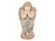Béžová dekorační antik socha anděla Angel - 32*23*56 cm Clayre & Eef