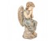 Béžová dekorační antik socha anděla Angel - 32*23*56 cm Clayre & Eef