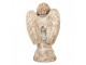 Béžová dekorační antik socha anděla Angel - 32*23*56 cm Clayre & Eef