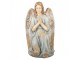 Béžová antik dekorace socha anděl Angel Baroque - 34*36*55 cm Clayre & Eef