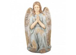 Béžová antik dekorace socha anděl Angel Baroque - 34*36*55 cm