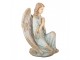 Béžová antik dekorace socha anděl Angel Baroque - 34*36*55 cm Clayre & Eef