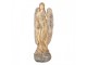 Béžová antik dekorace socha anděl Angel Vintage - 28*22*71 cm Clayre & Eef