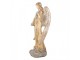 Béžová antik dekorace socha anděl Angel Vintage - 28*22*71 cm Clayre & Eef