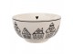 Miska s perníkovými chaloupkami Gingerbread Bliss - Ø 14*7 cm / 500 ml Clayre & Eef