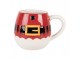 Červený keramický hrnek Santa Claus - 15*12*17 cm / 400 ml / 500 ml Colmore by Diga