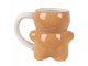 Hnědý keramický hrnek Perníček Gingerbread - 14*8*11 cm / 300 ml Clayre & Eef