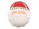 Keramický talířek s miskou ve tvaru vousů hlava Santa Claus - 29*26*5 cm Clayre & Eef