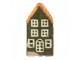 Zelený keramický LED domek Lamont - 4*4*8 cm Clayre & Eef