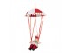 Christmas Decoration Figurine Santa Claus 25x25x55 Cm Red Plastic - 25*25*55 cm Clayre & Eef